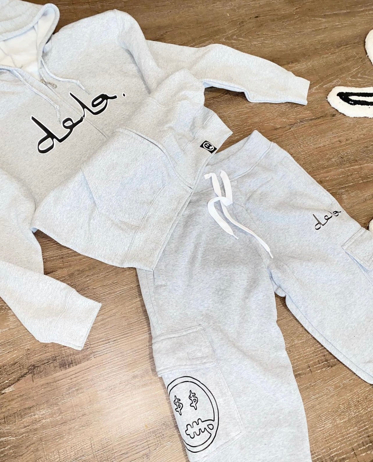 Grey Signature Joggers